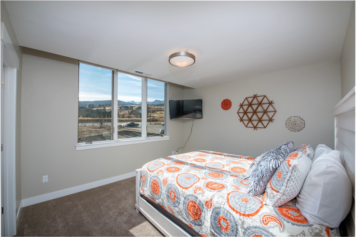 Cozy upstairs bedroom with private ensuite—perfect for unwinding