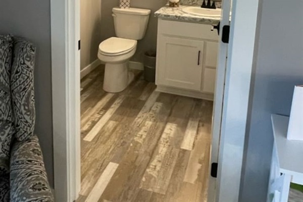 House #2 - Guest half bath