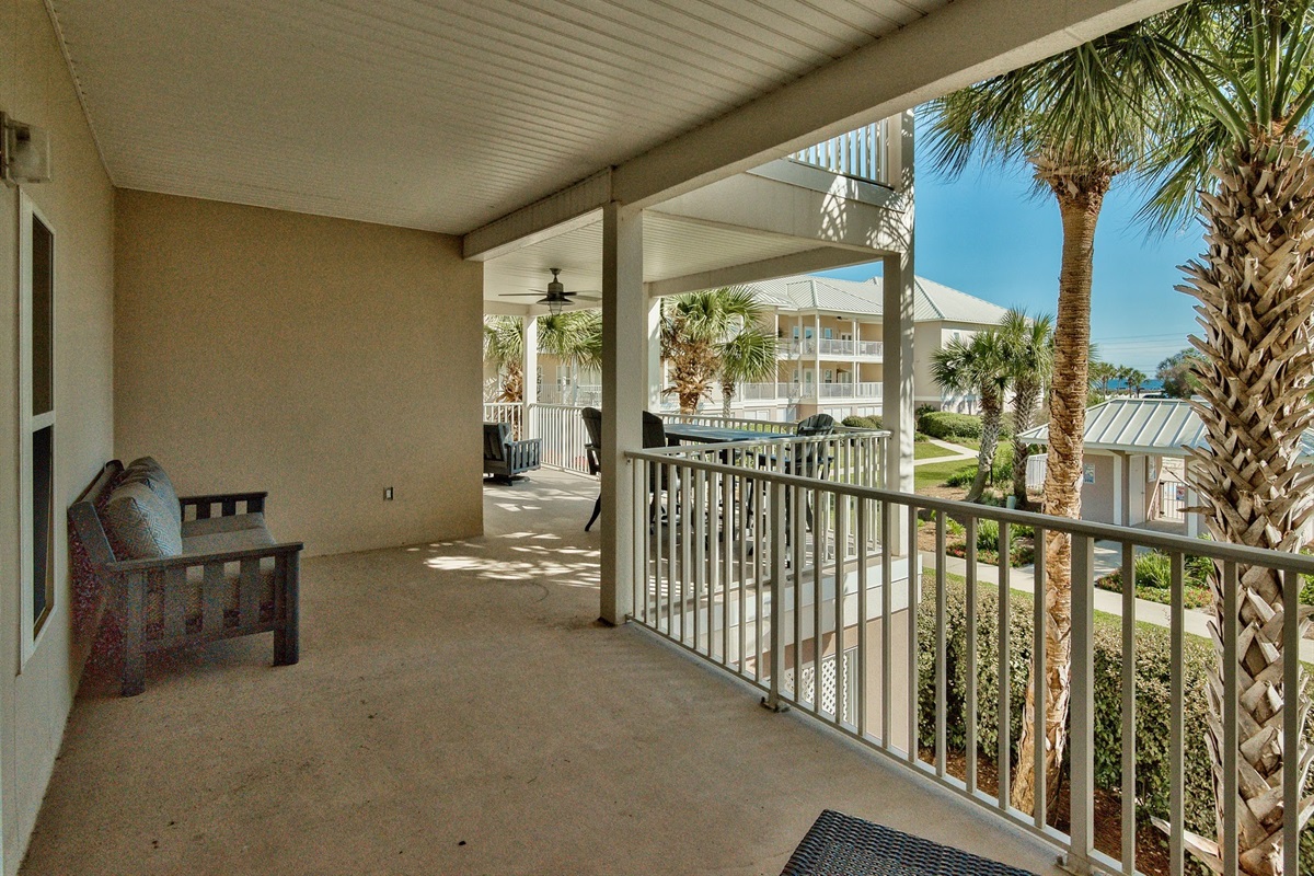 View of the Gulf and Pool