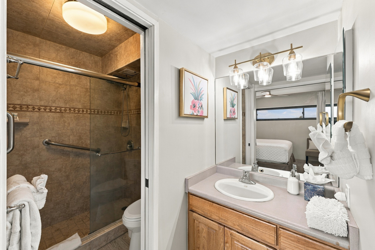 Full Bathroom with Walk In Shower