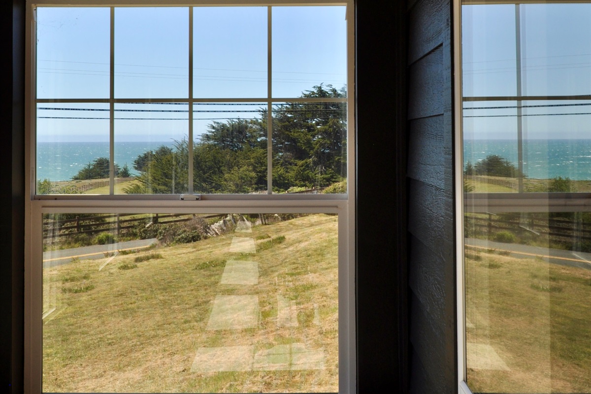 Ocean view from the sunroom 