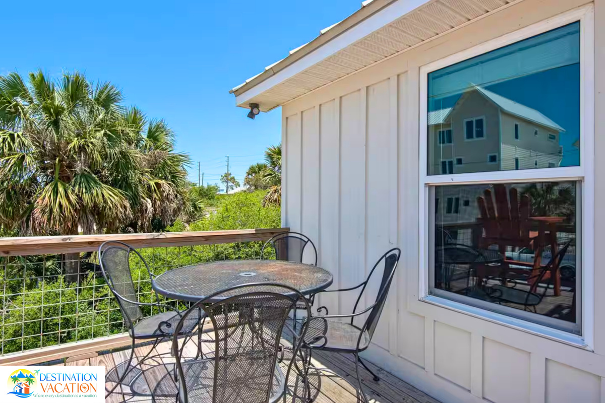 Step outside and savor peaceful coastal moments.