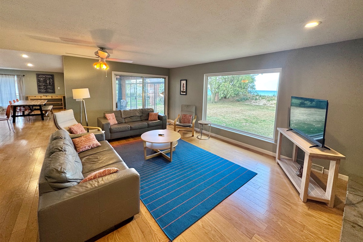 Family Room with Lake Views