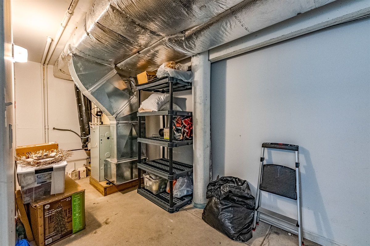 Property's garage area