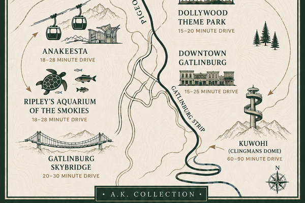 Map of Nearby Attractions.