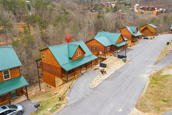 Ariel View of Cabin