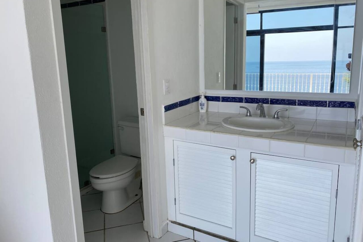 Bathroom inside bedroom 