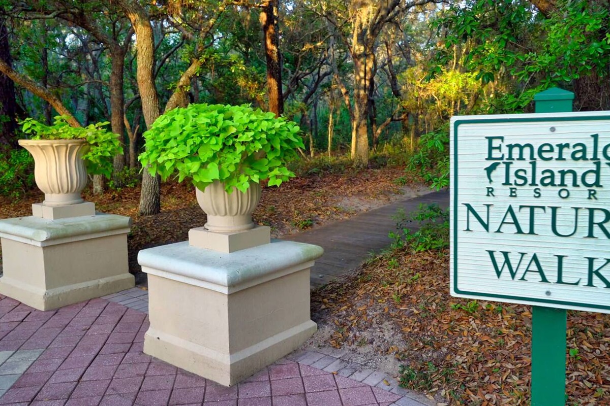 Take a relaxing stroll and reconnect with nature on nearby walking paths.