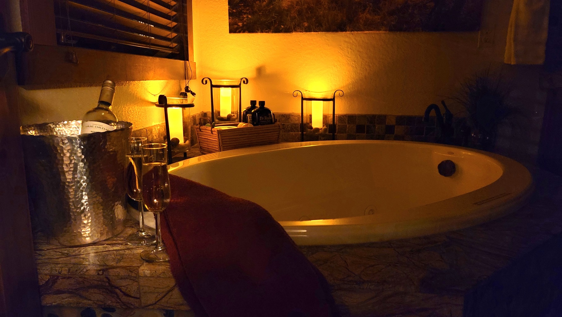 R & R.  Romance and relaxation!