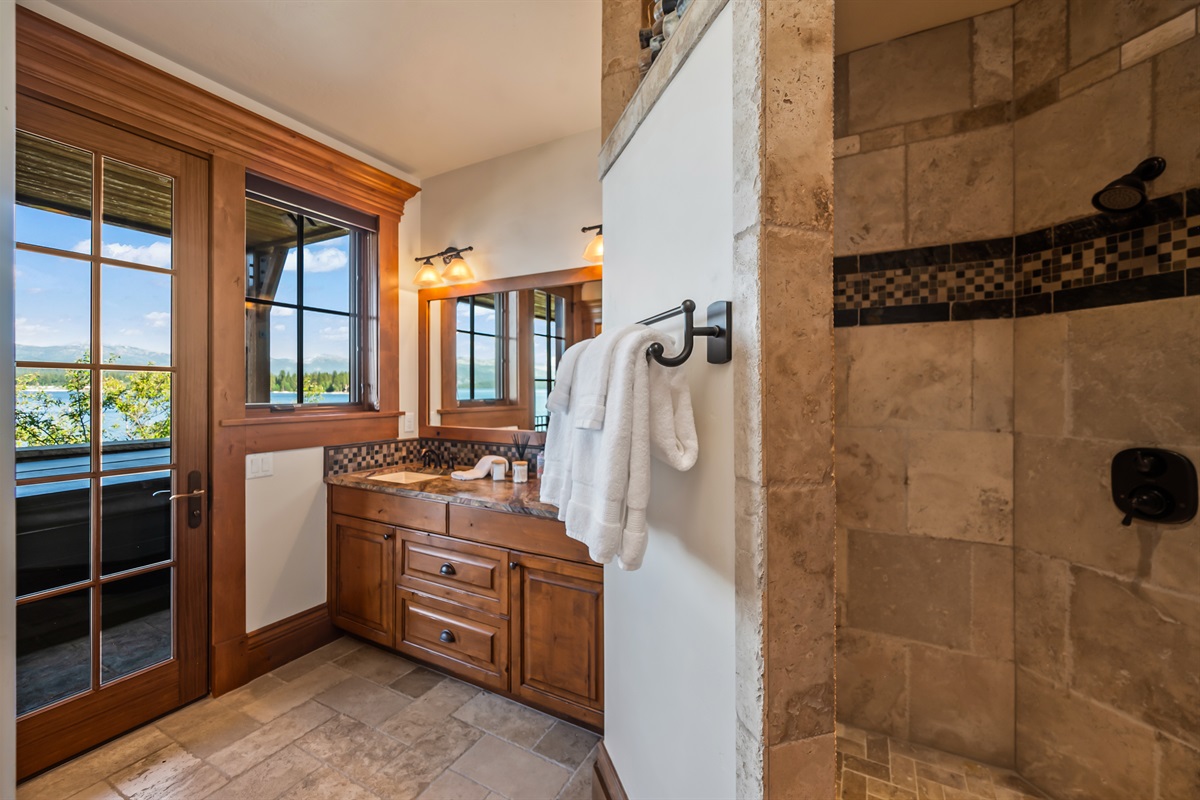 Primary Bathroom with Dual Sinks
