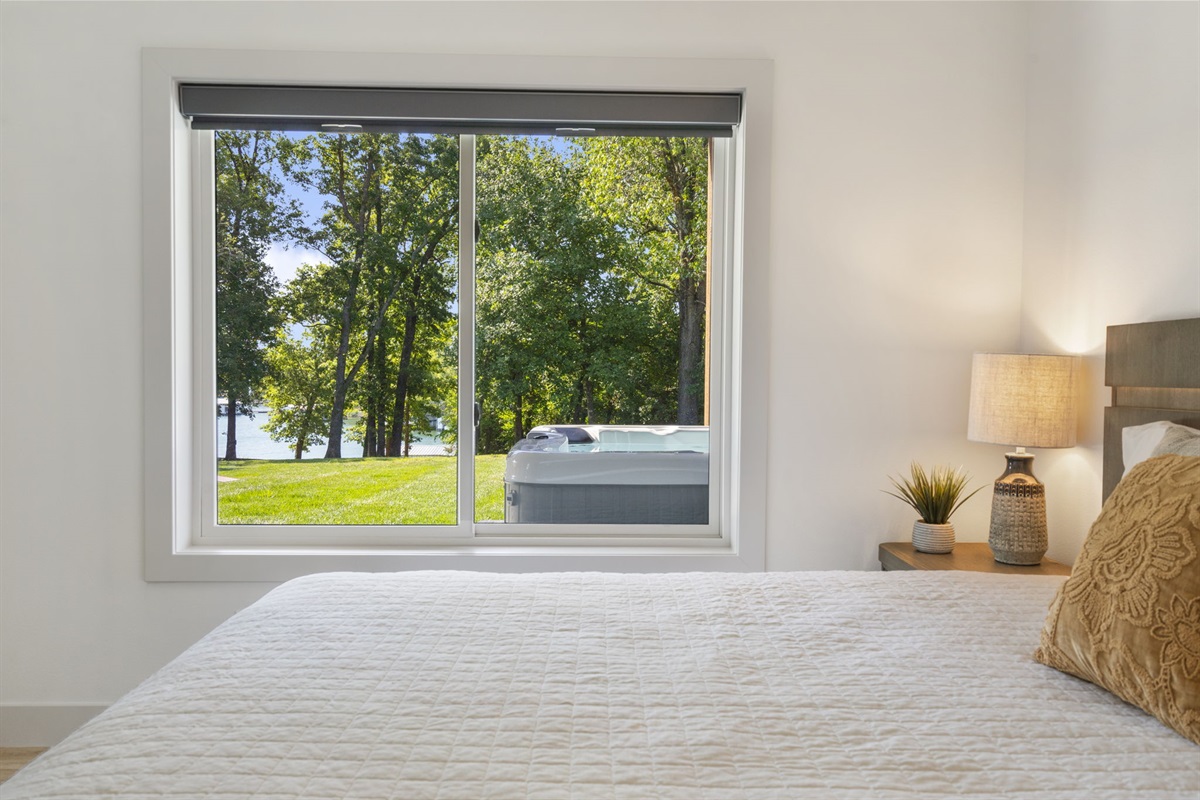 Great views from the bedroom