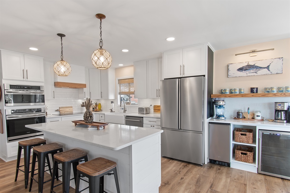 Gourmet kitchen with lots of storage