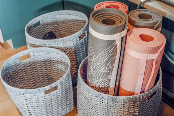 Yoga Mats and Free Weights