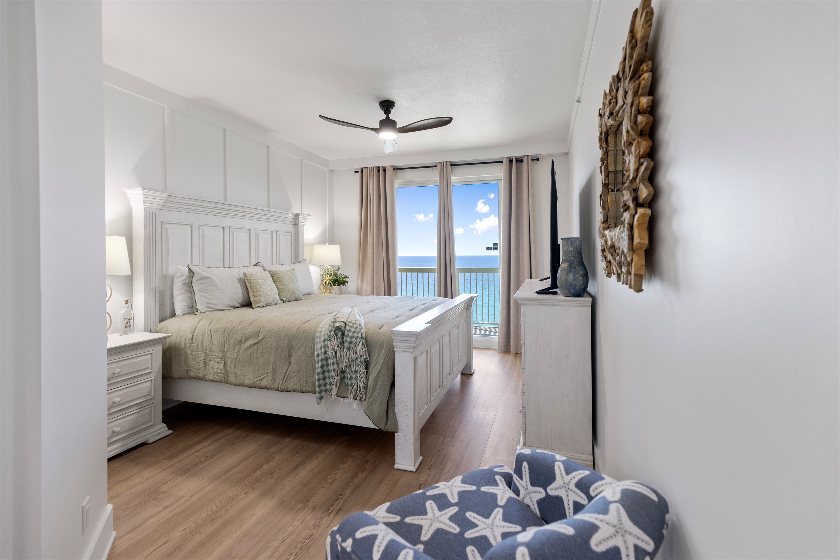 Gulf-Front Primary Bedroom