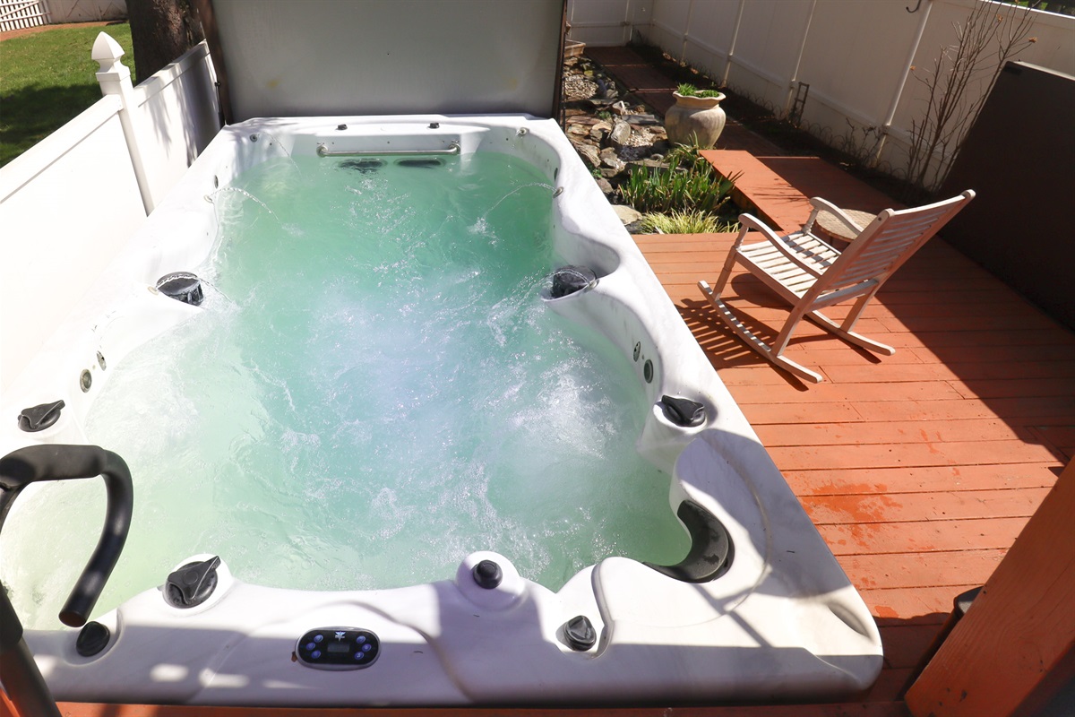 Swim spa available for $50 non-refundable heating fee. Adult supervision required for children under 18. No diving, no glass. See full safety rules in rental agreement