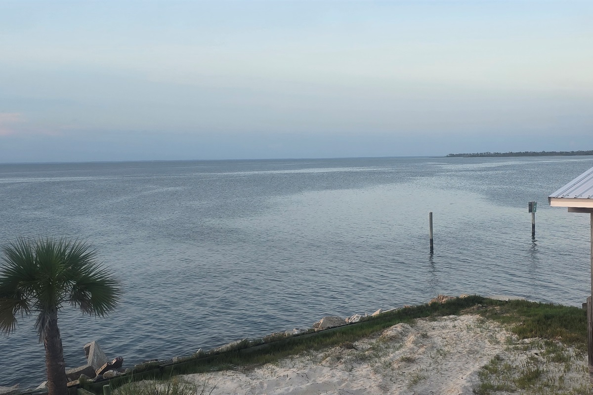This will be view from deck