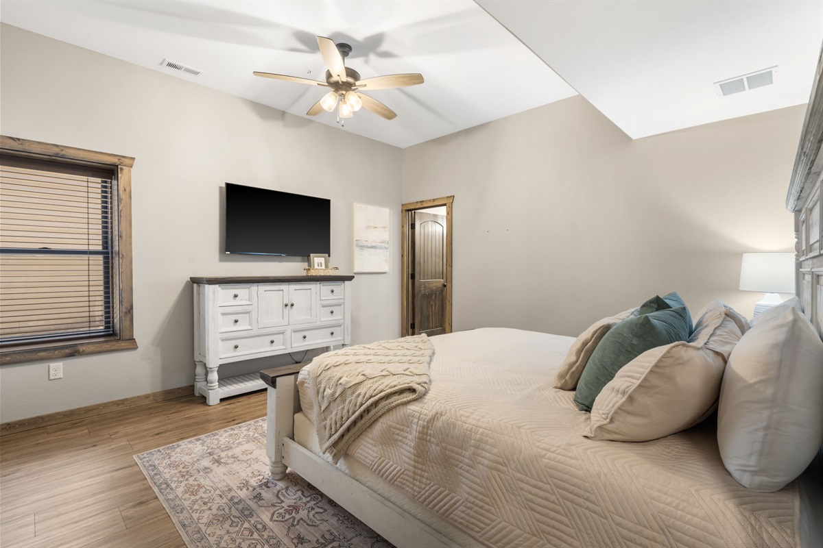 Lower Level King bed