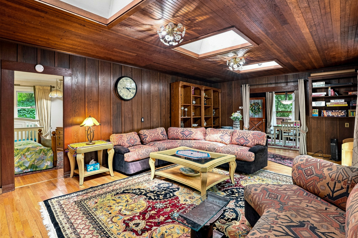 Living Area with Fireplace