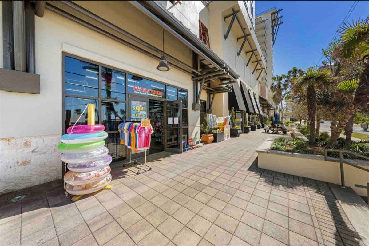 Several Shops on ground floor including Starbucks coffee shop
