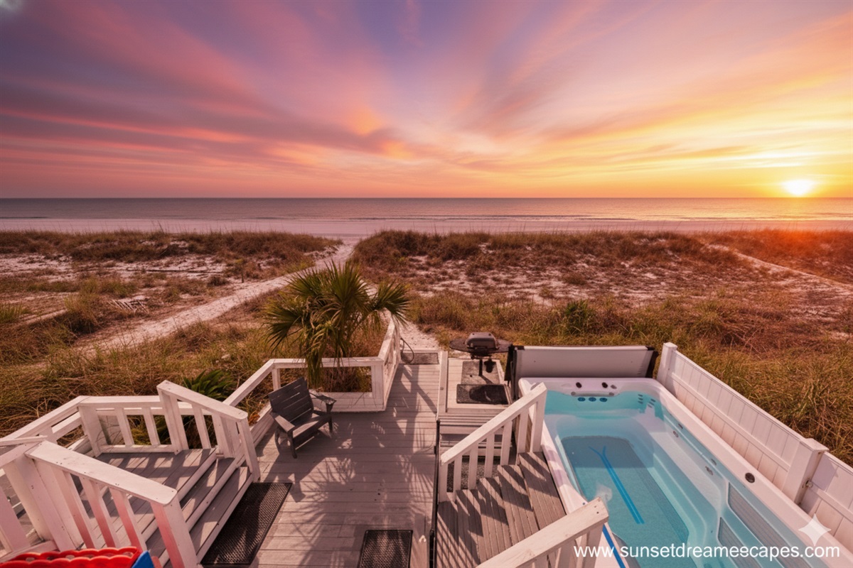 Uniquely located in the quiet east side of Panama City Beach, you will enjoy the sound of the waves and seagulls at Surfside Retreat.