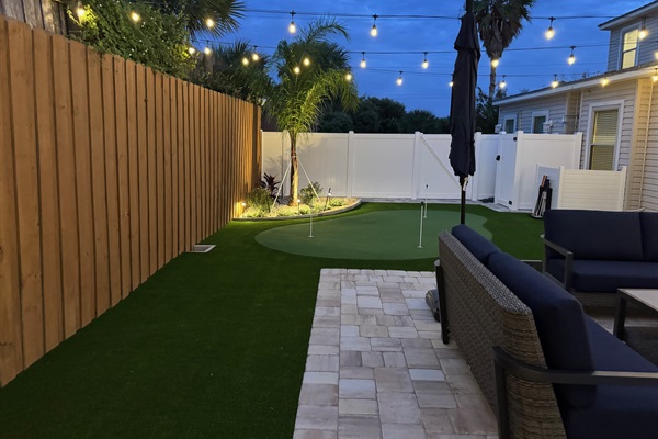 Enjoy all the back yard has to offer day or night