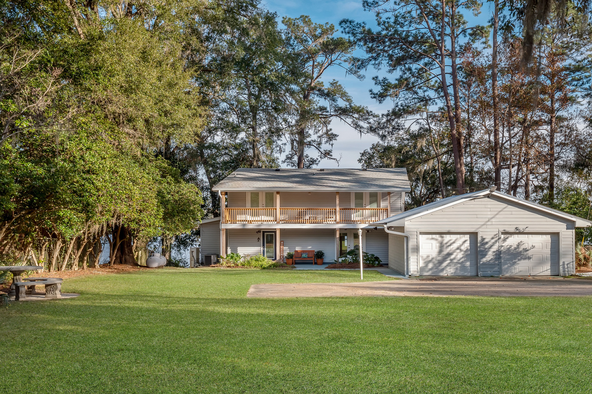 Large front yard