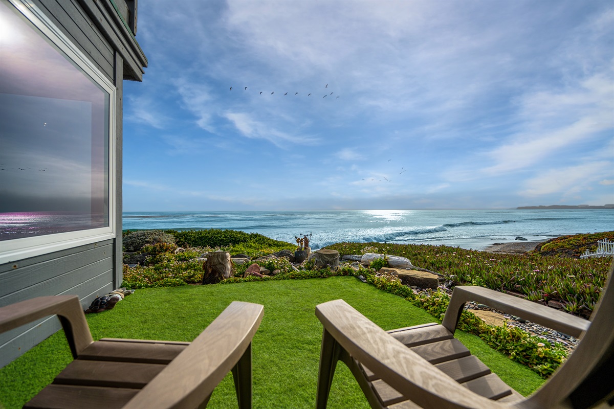 Oceanfront seating