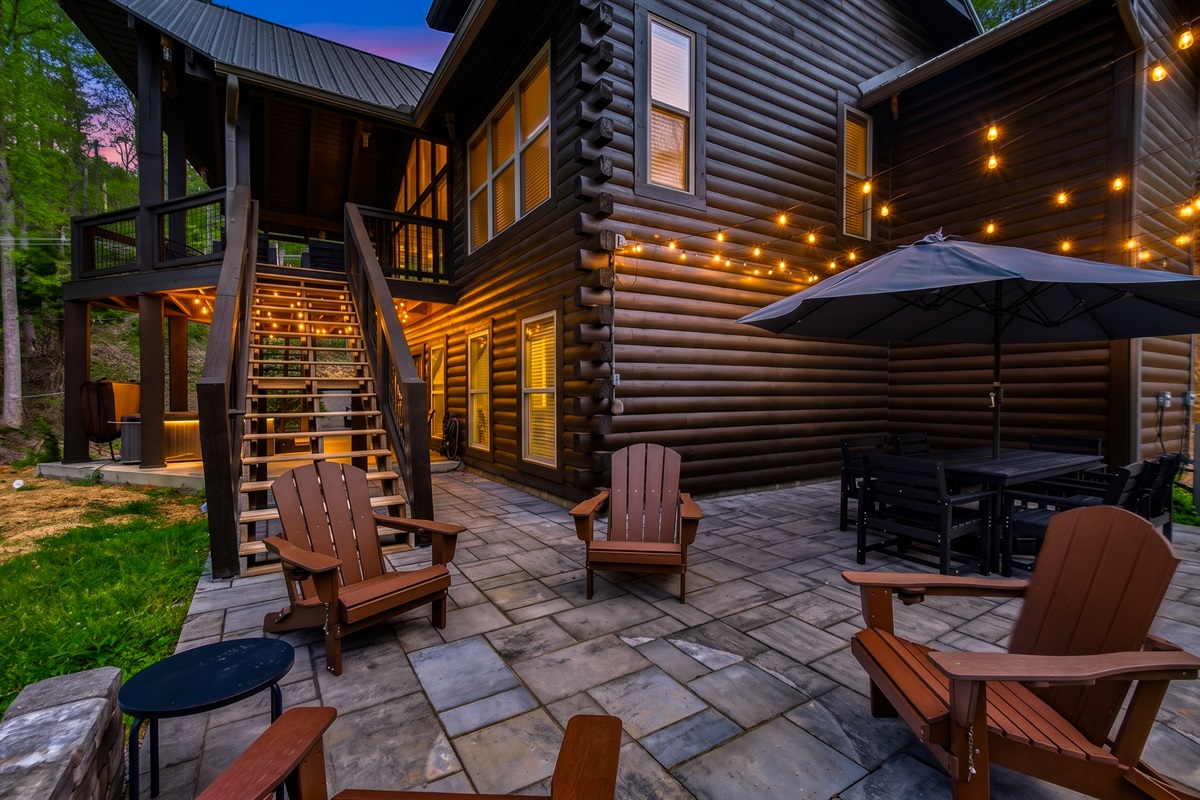 Enjoy a relaxing evening outdoors grilling and telling stories with friends and family.