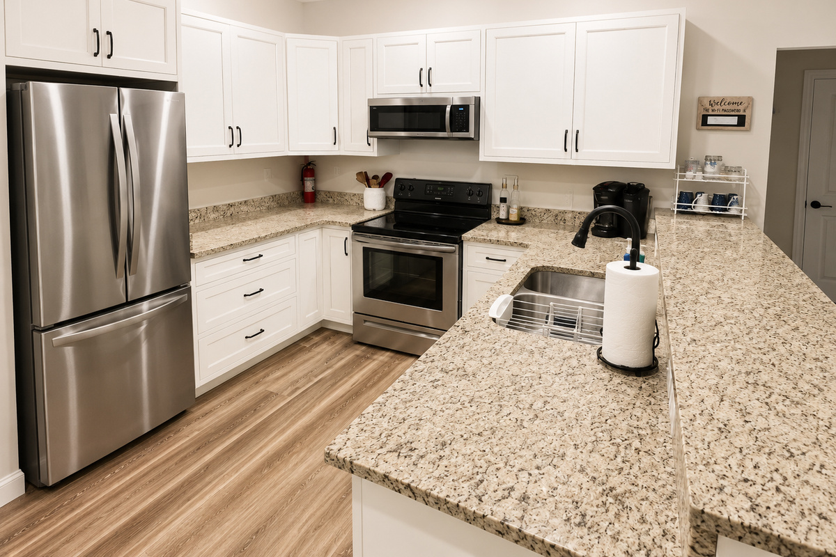 Fully equipped kitchen