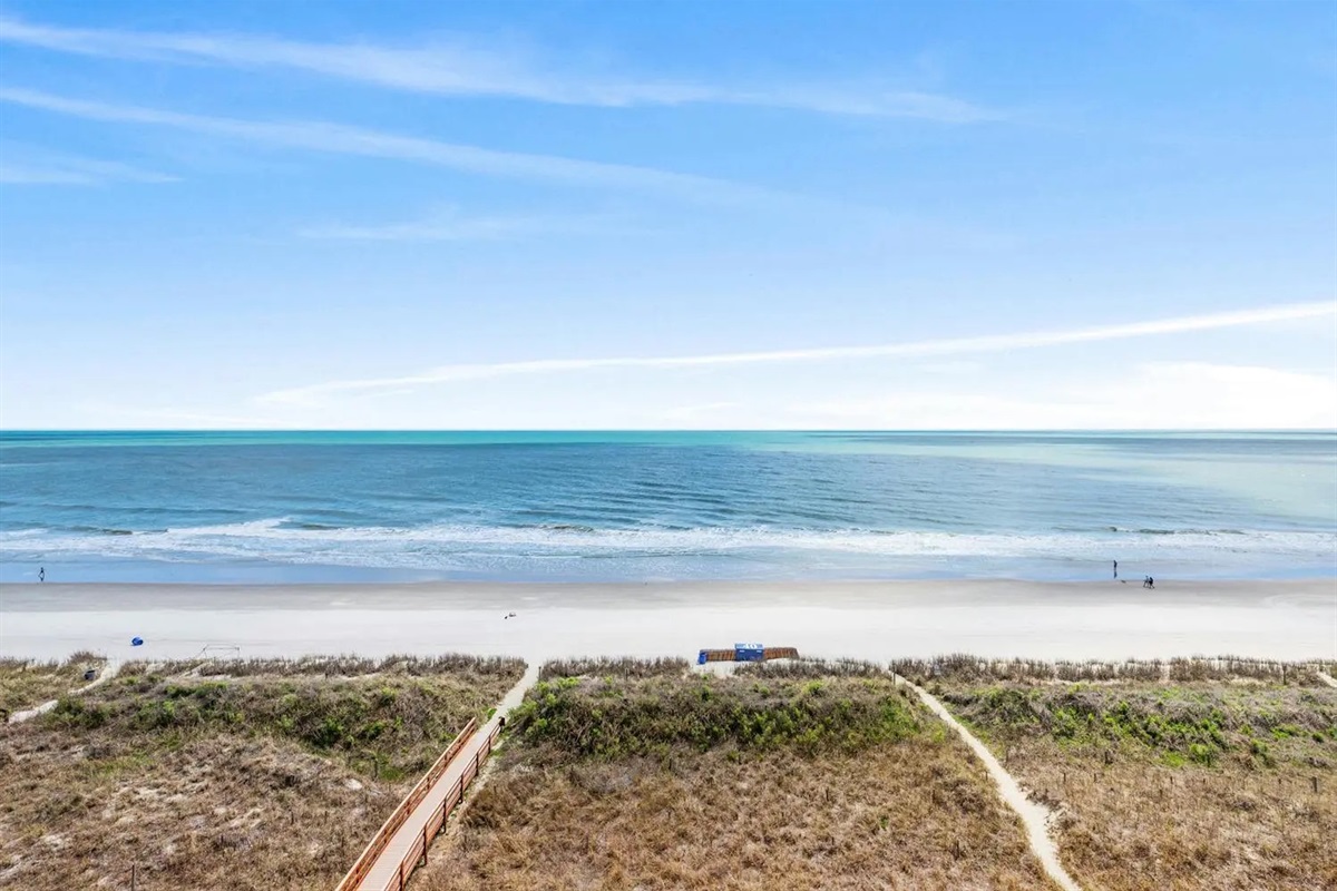 S.C. beautiful white sandy beach