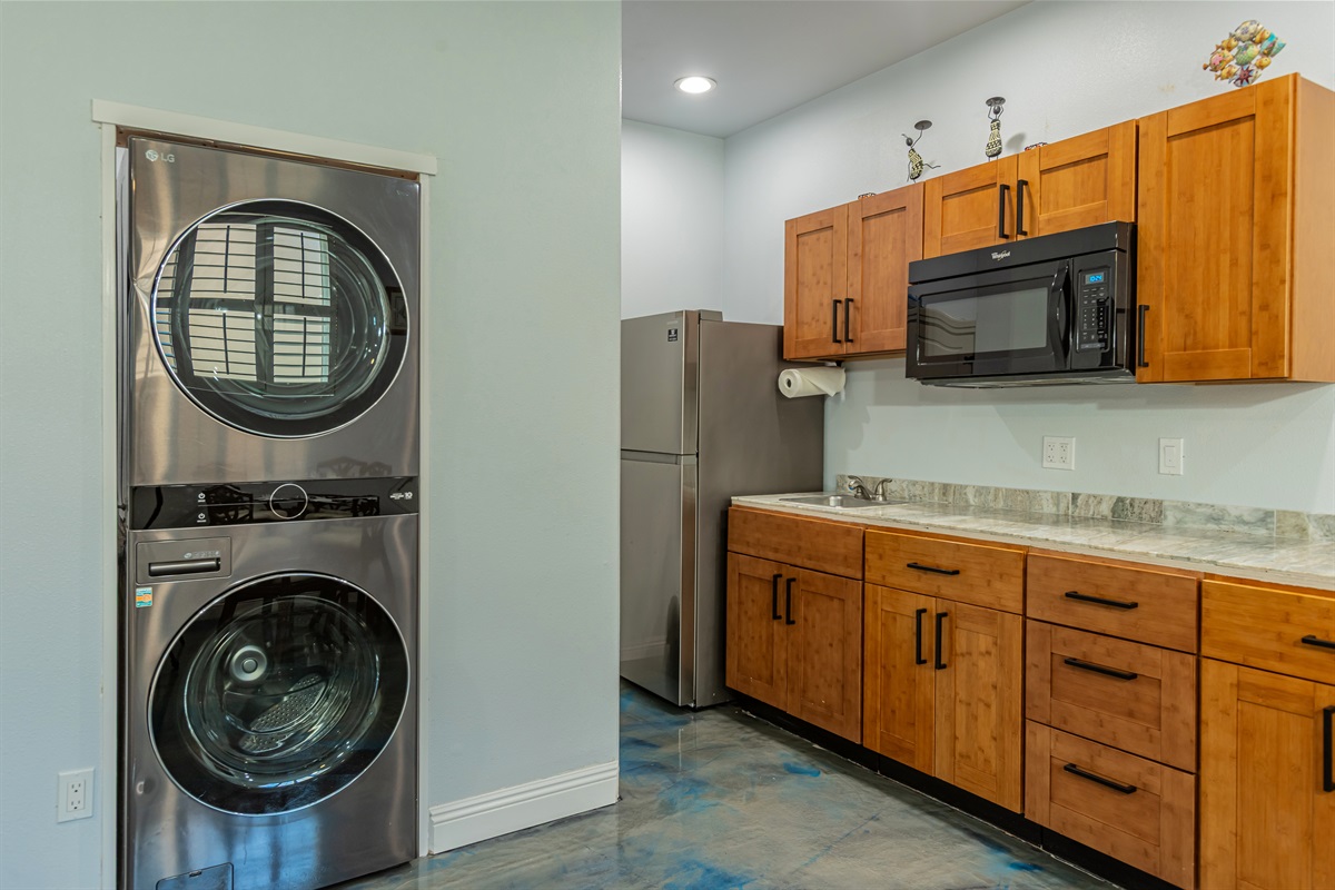 Fourth Bedroom/Studio Laundry Area