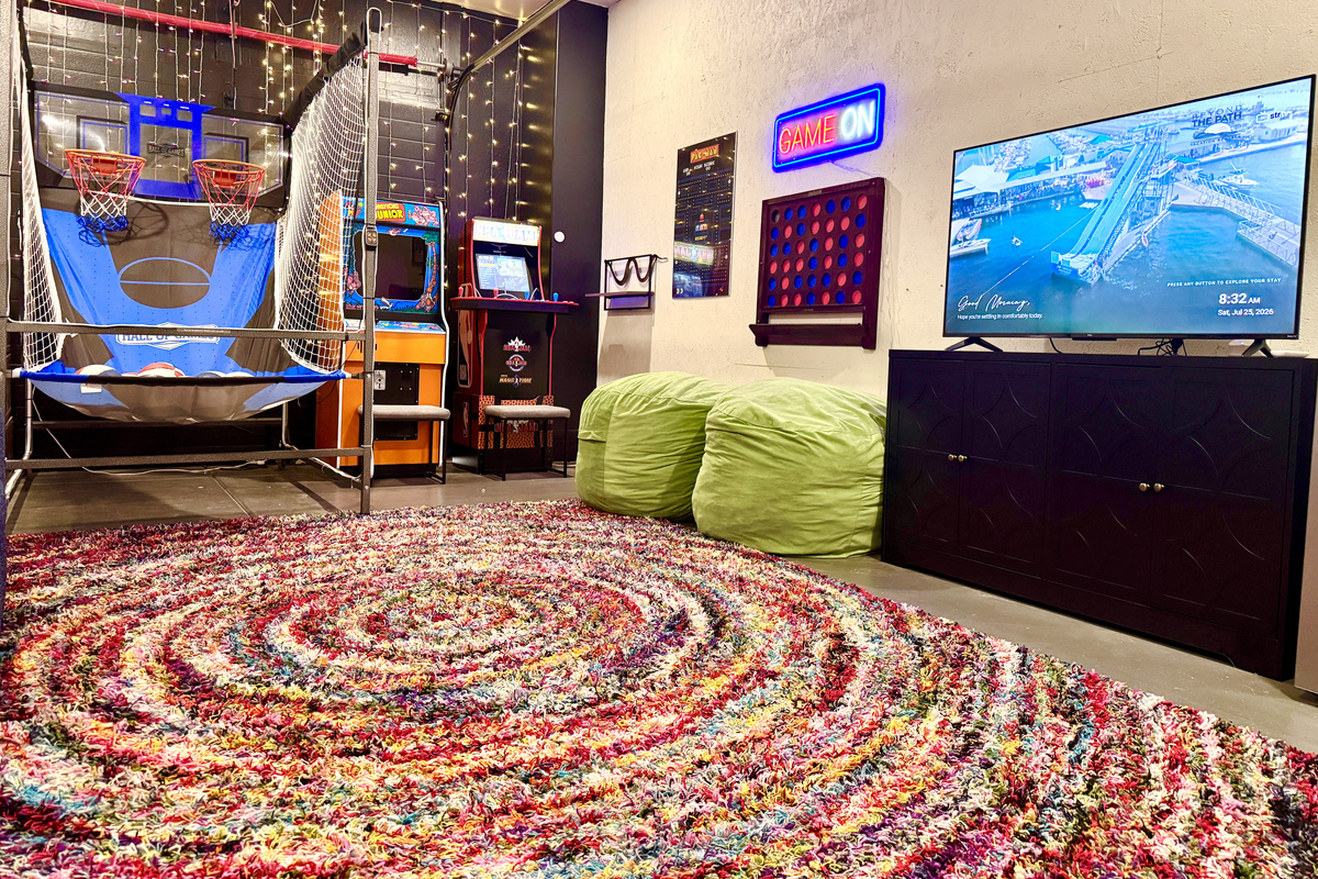 With hundreds of arcade games to choose from, Pop-a-Shot for one on one basketball challenges or dome hockey, our game room will provide hours of fun. Board games also provided for those who prefer a more analog experience!