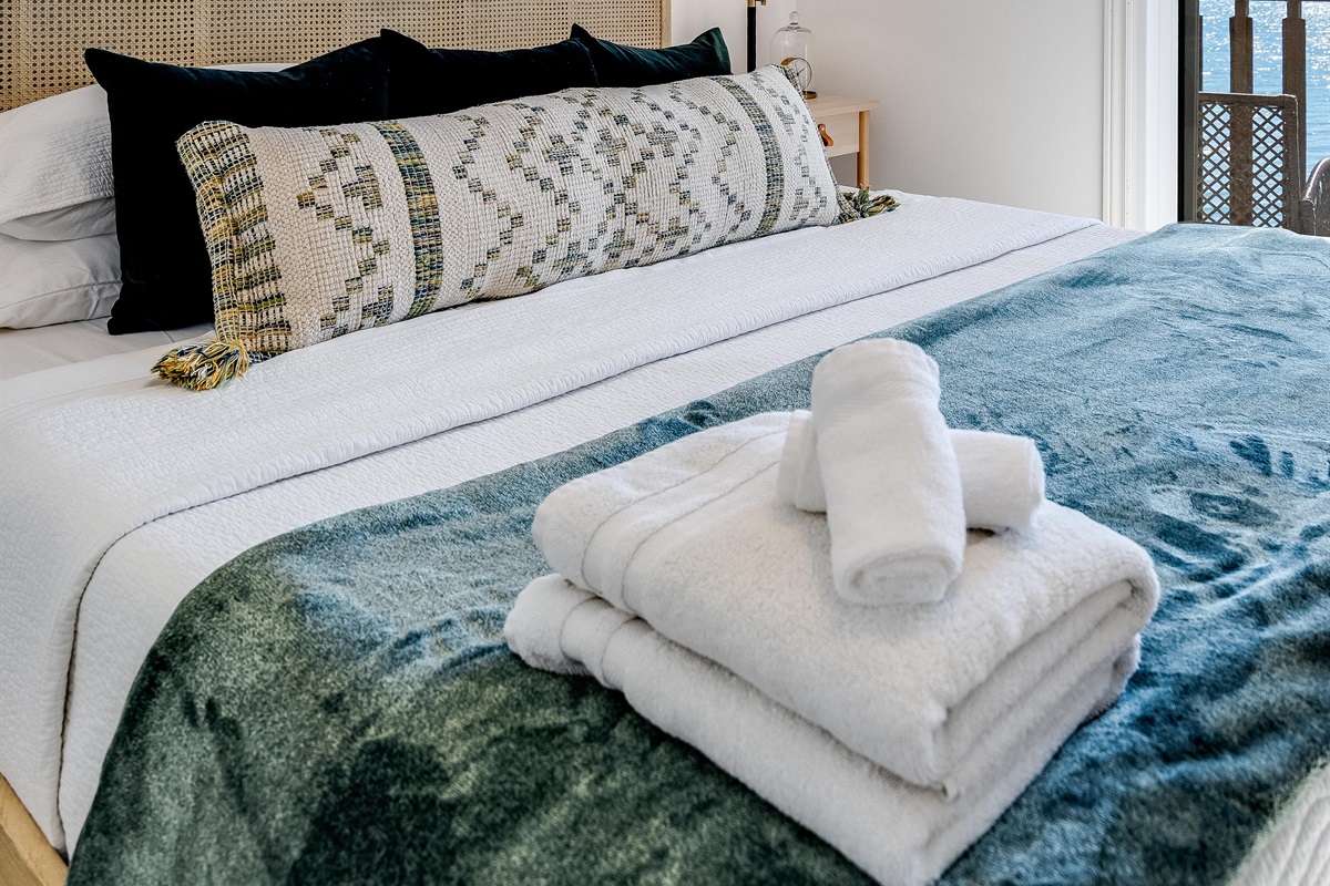 Top Floor master bedroom with ensuite and private balcony