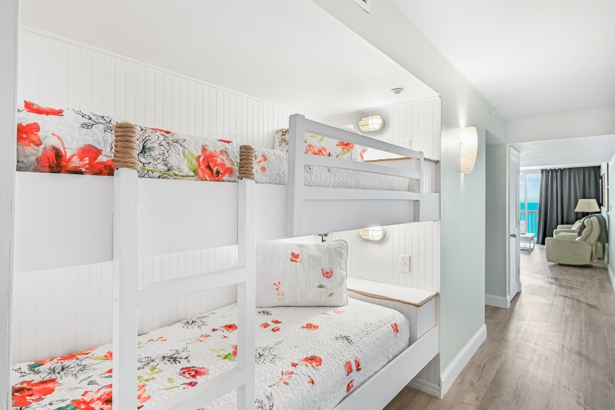 Builtin bunk beds