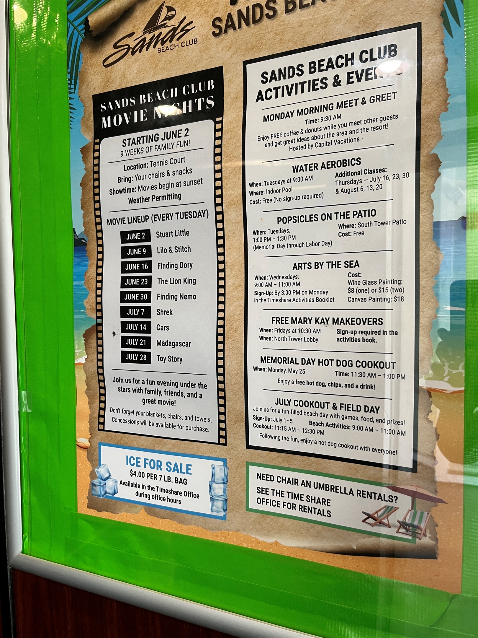Events coming up at the Resort
