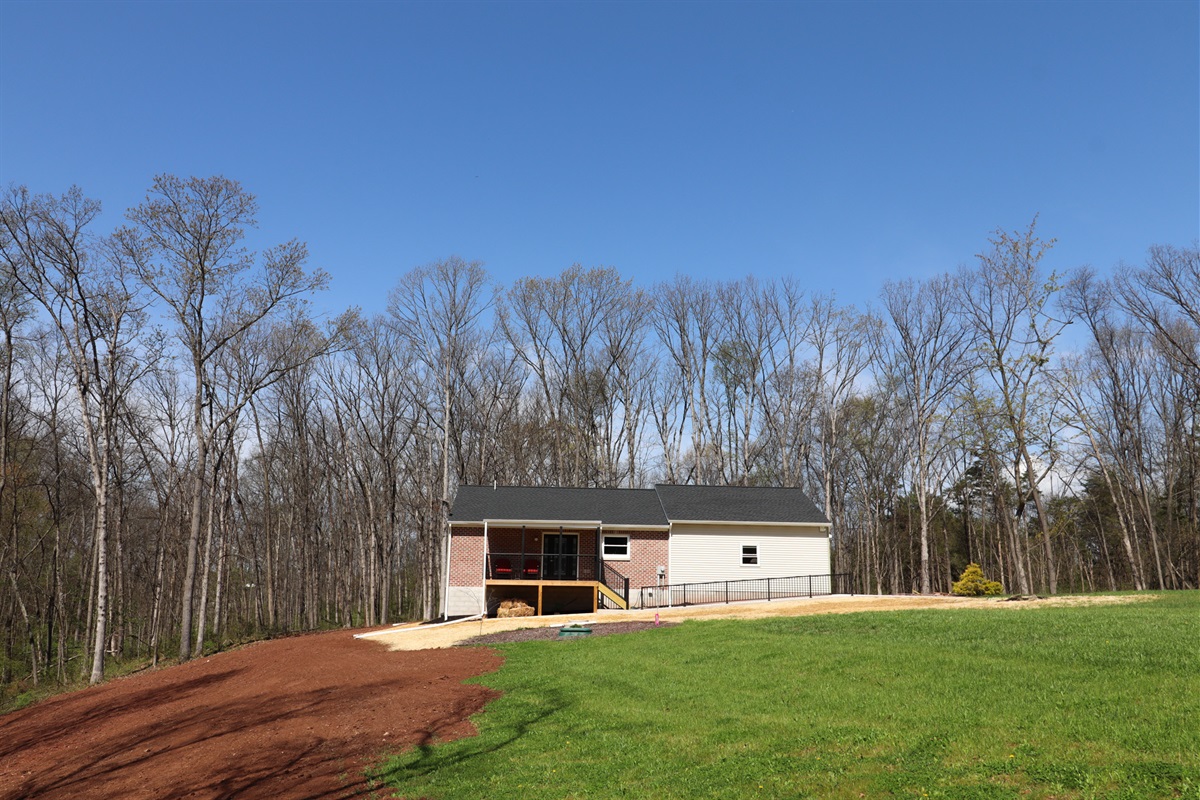 Front yard where you most likely will spot deer