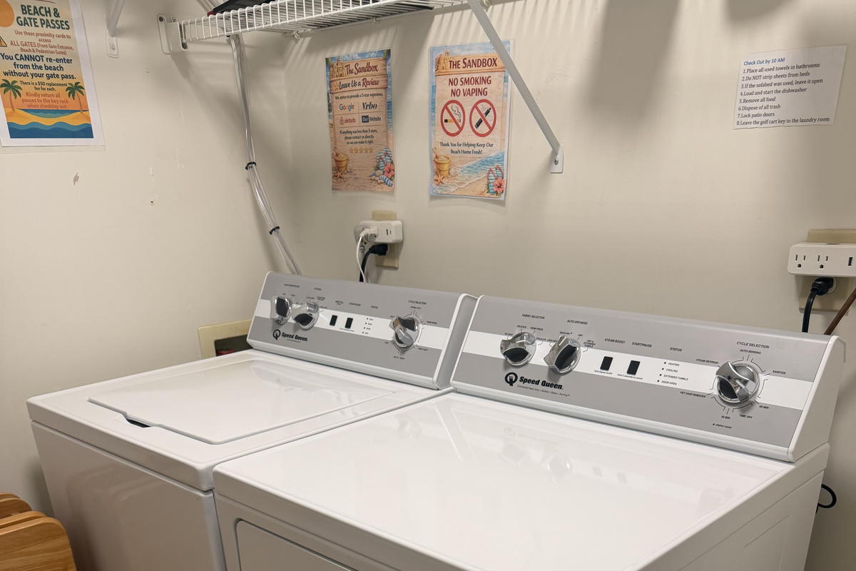 Heavy Duty Washer and Dryer
