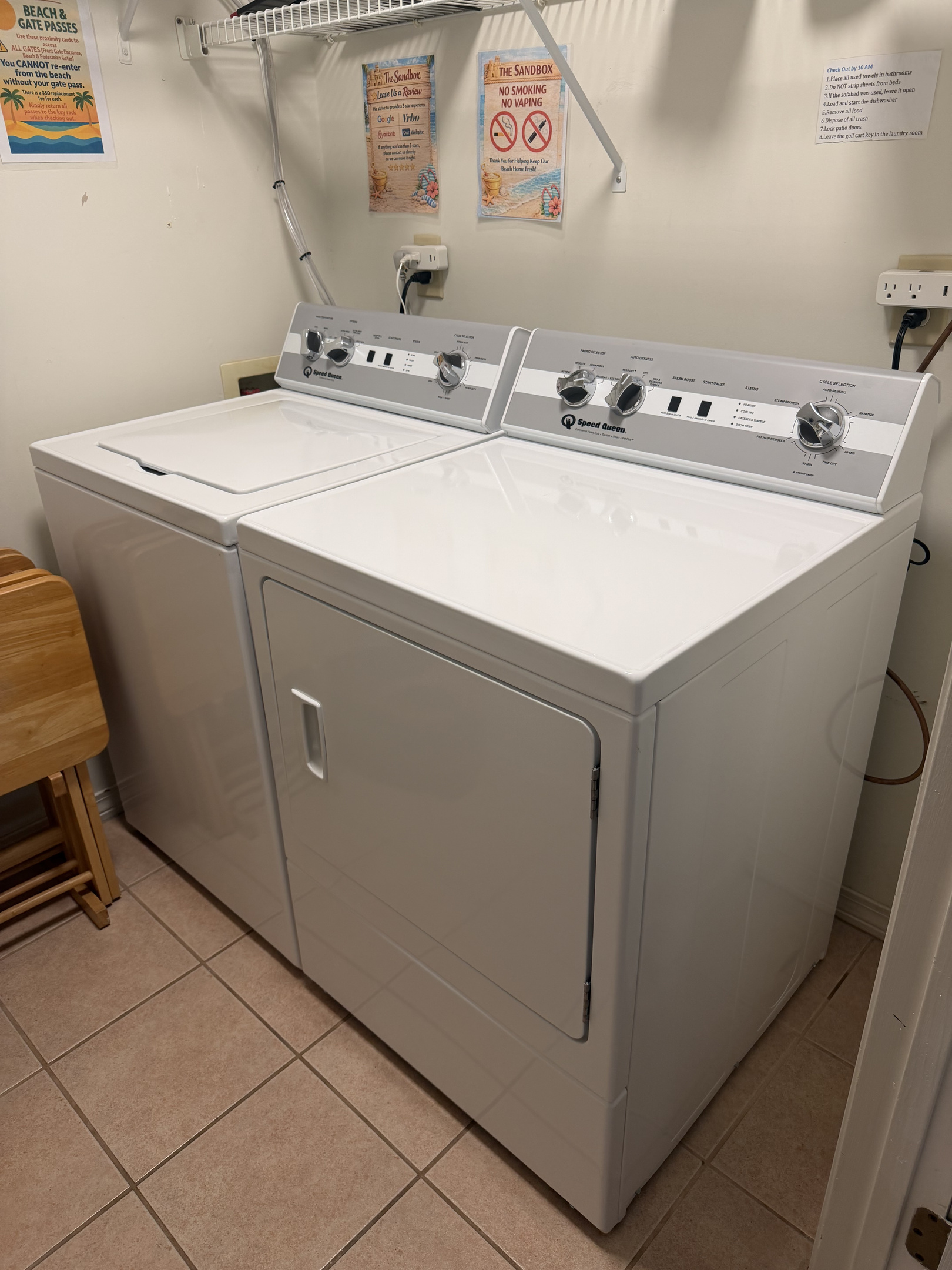Heavy Duty Washer and Dryer