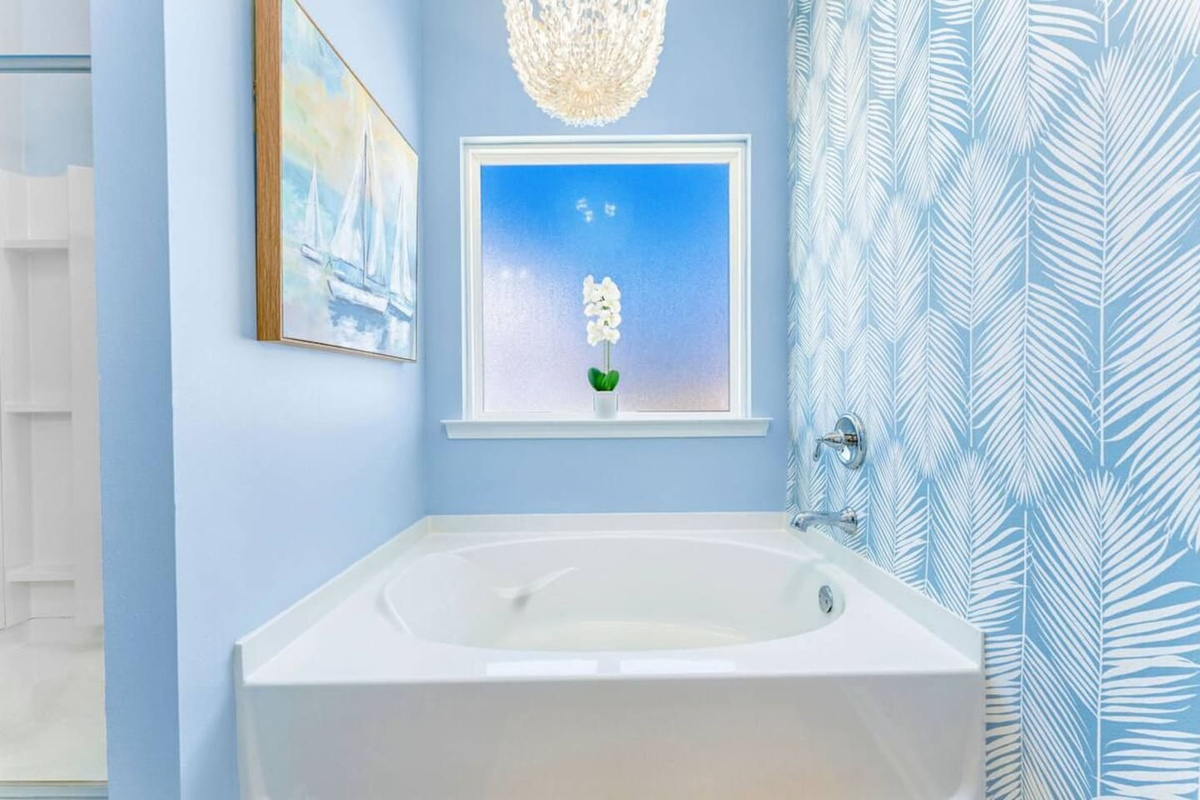 Relax and recharge in the bathtub, the perfect way to end your day