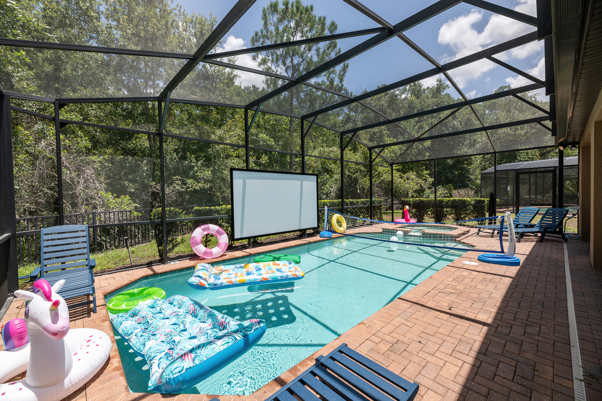 House Pool and Patio Space