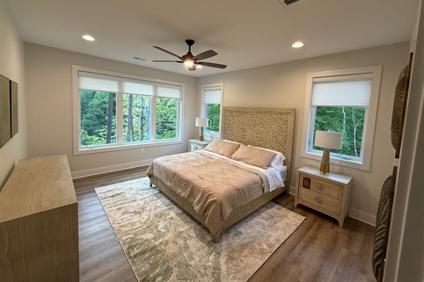 Master bedroom, main level