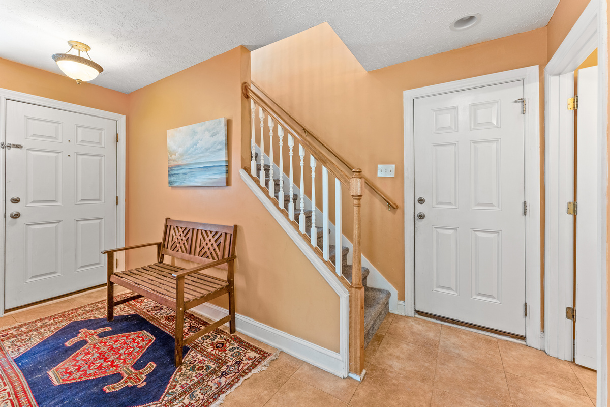 Hallway Entry Downstairs from side door or garage 