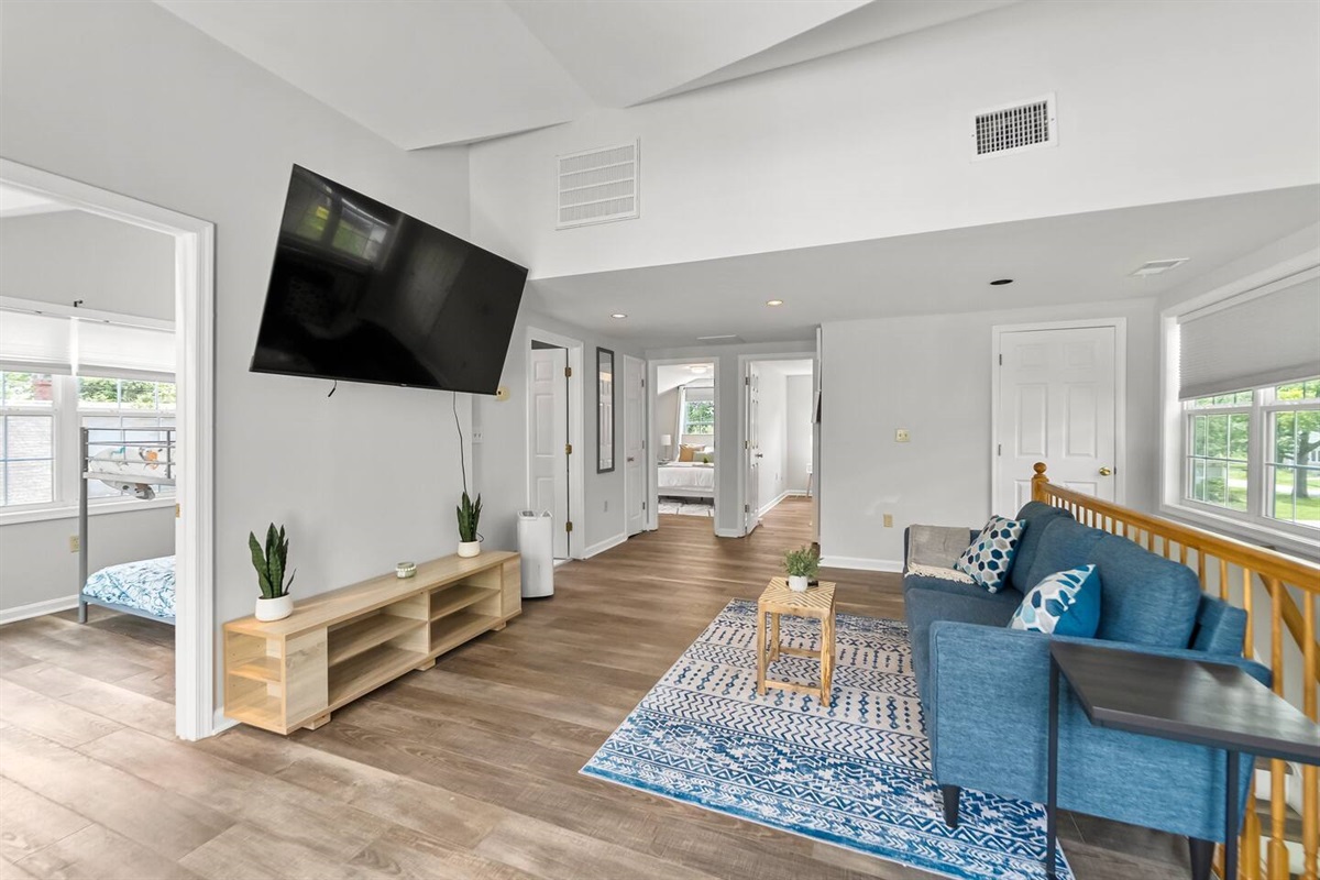 View of bedrooms and upstairs bathrooms from 2nd floor