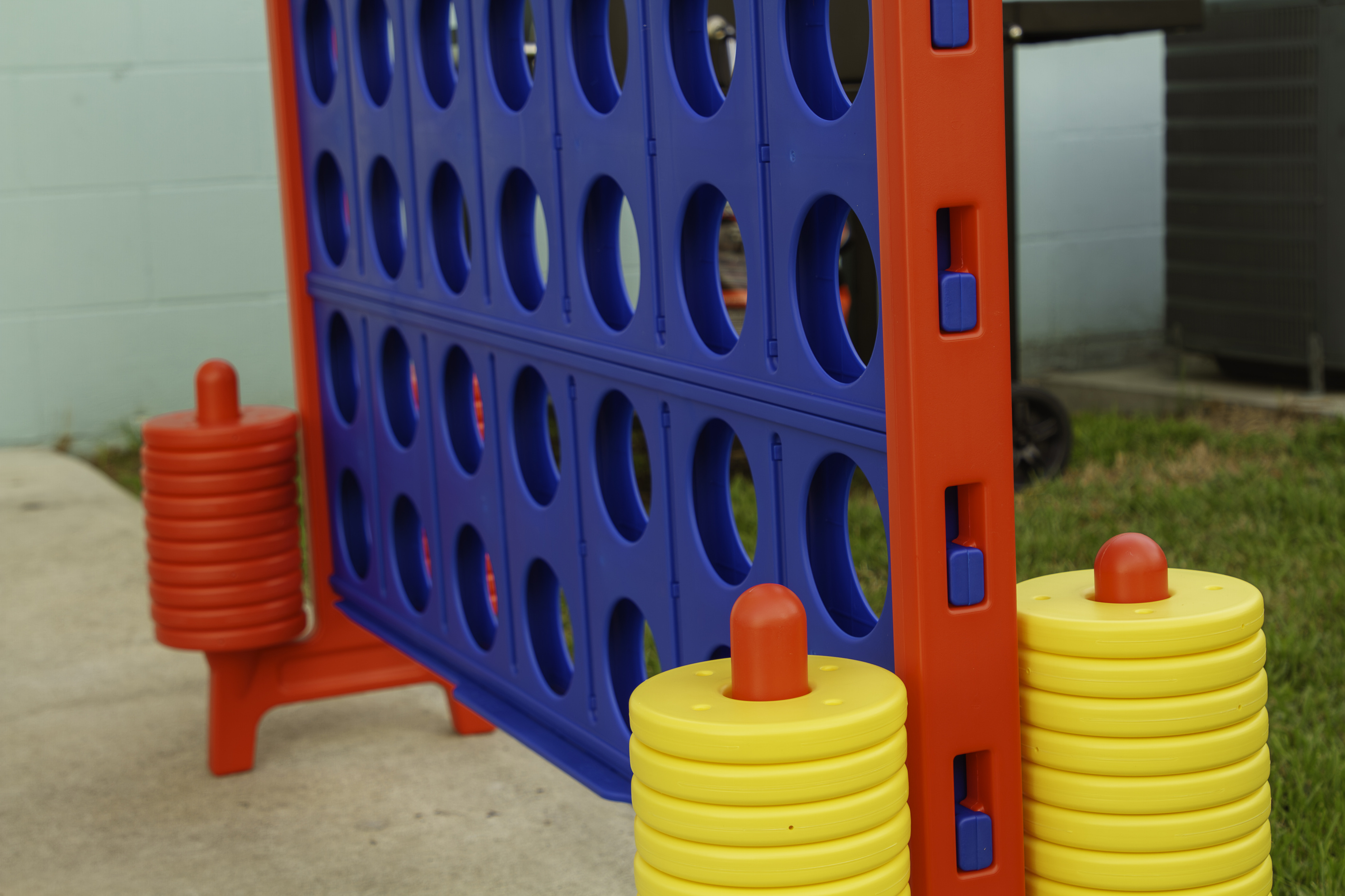 A view of our over size connect four