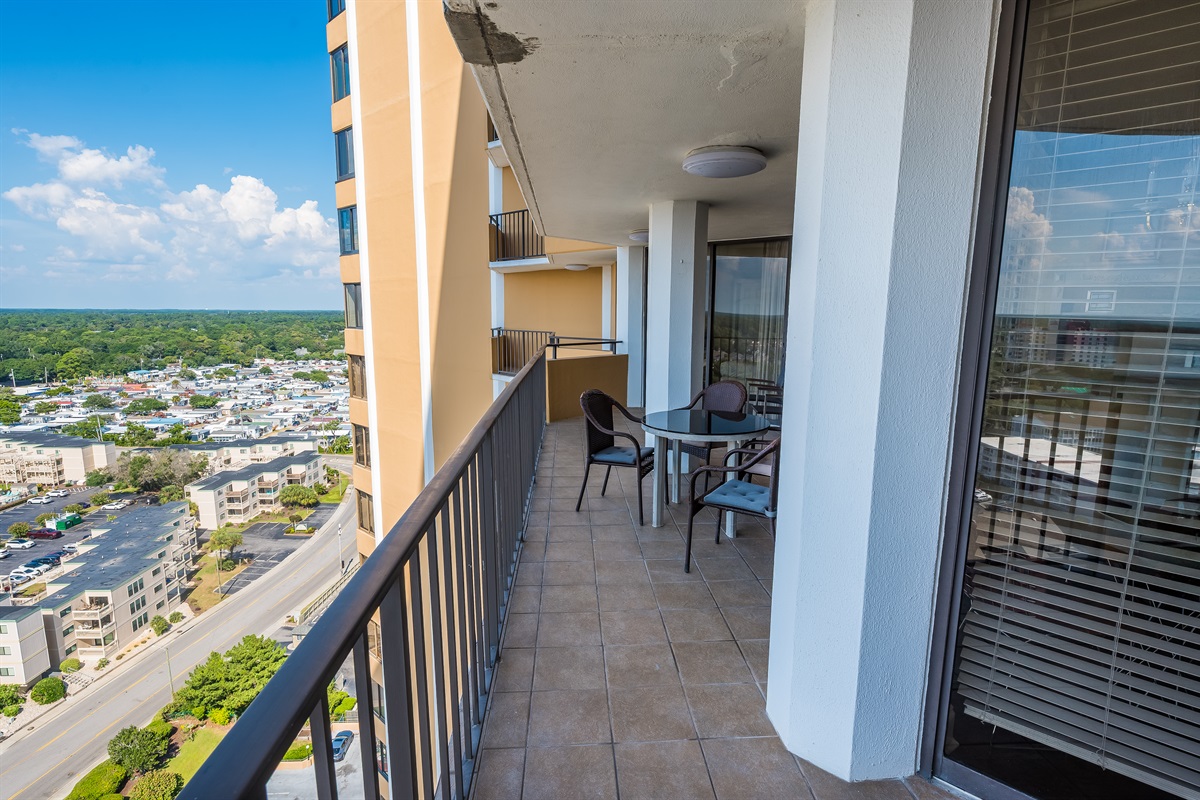 Balcony with Amazing Views