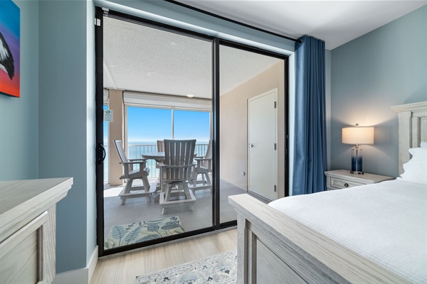 Access to Balcony from Master Bedroom