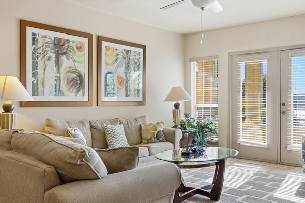 Living Room with Queen Sleeper Sofa