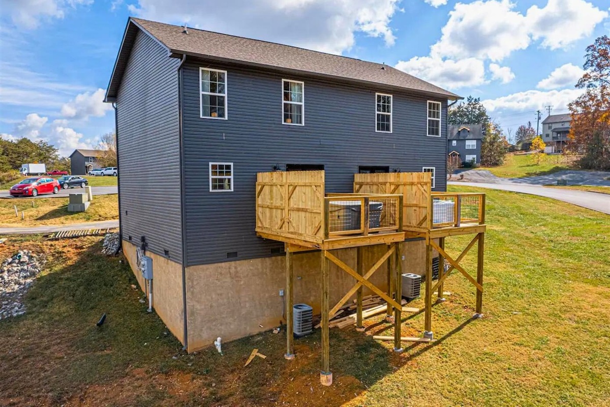 Your vacation hideaway awaits, complete with a spacious deck to enjoy the great outdoors and the comforts of home.