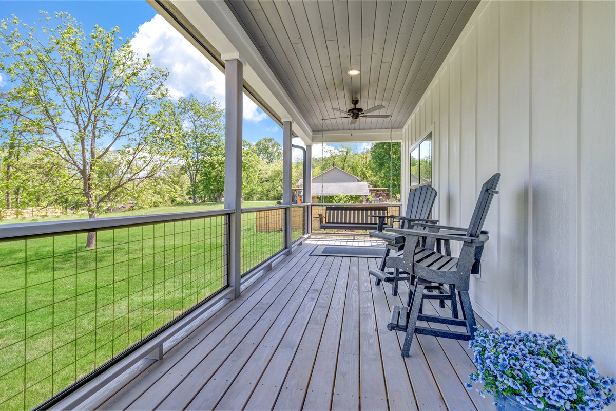 Back Porch seating
