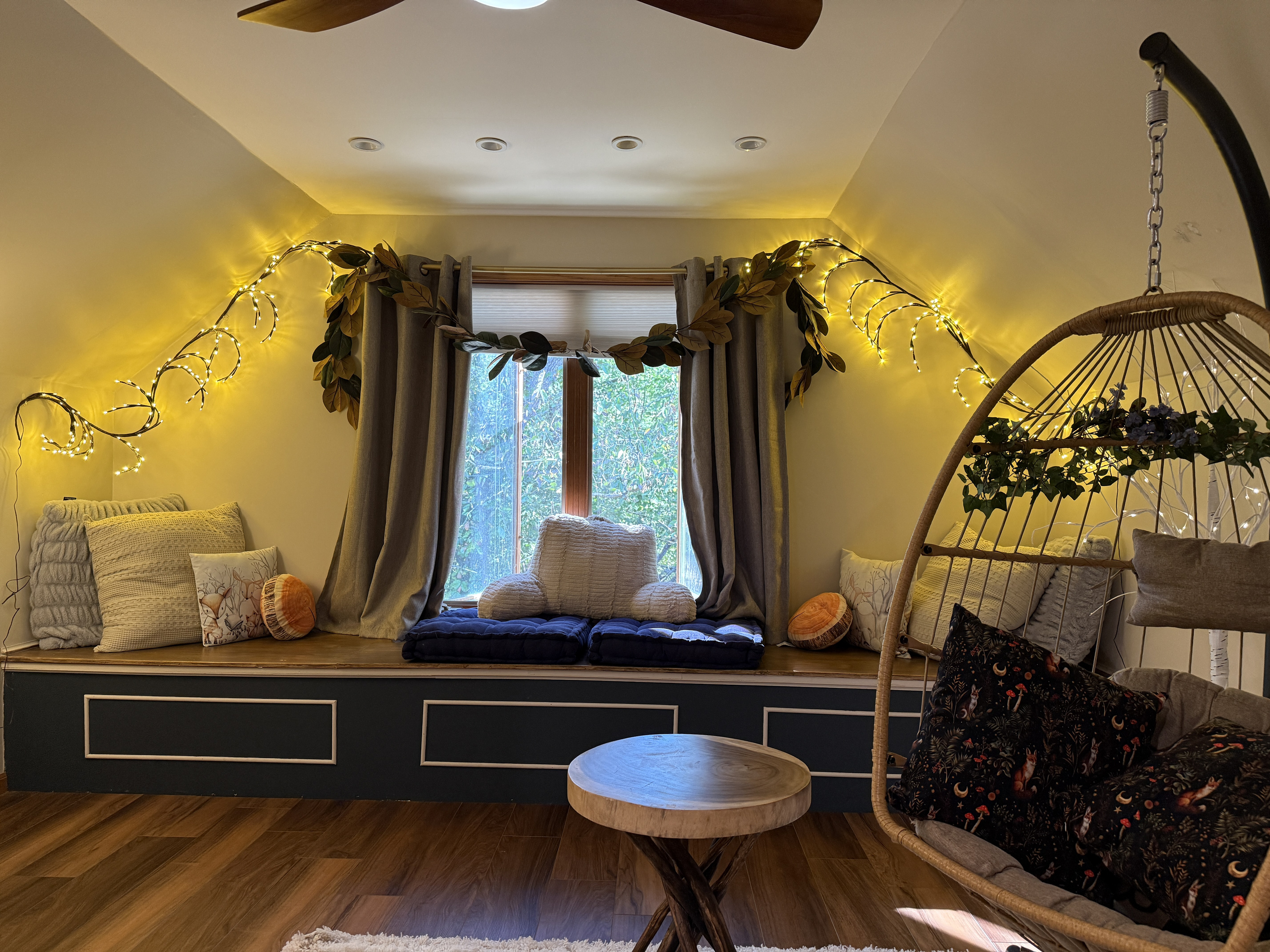 Lovely spaces for children or adults to read, relax, and play